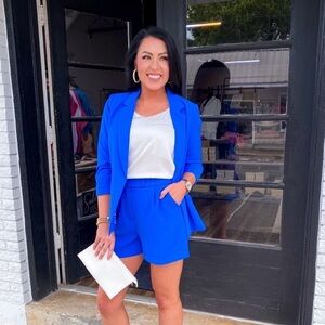 Skies are Blue Blazer Set